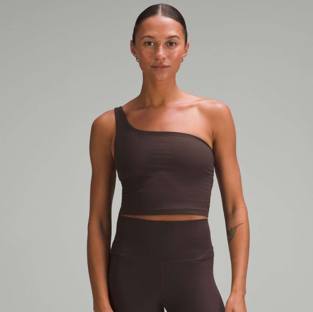 Lululemon Ribbed Nulu Asymmetrical Yoga Tank Top